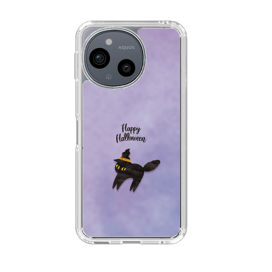 Slim Protection Case［ Happy Halloween - Black cat ］