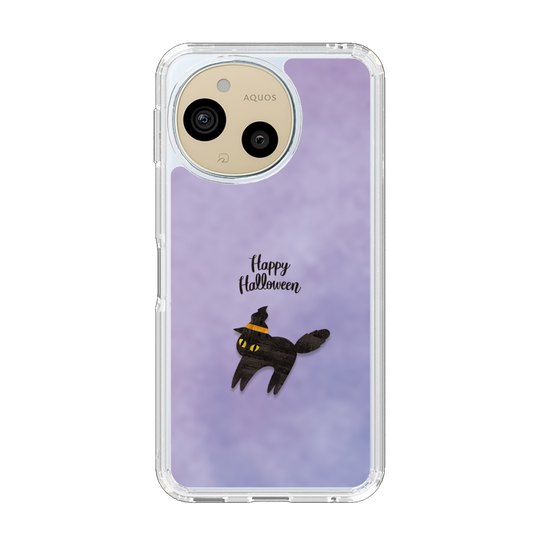 Slim Protection Case［ Happy Halloween - Black cat ］