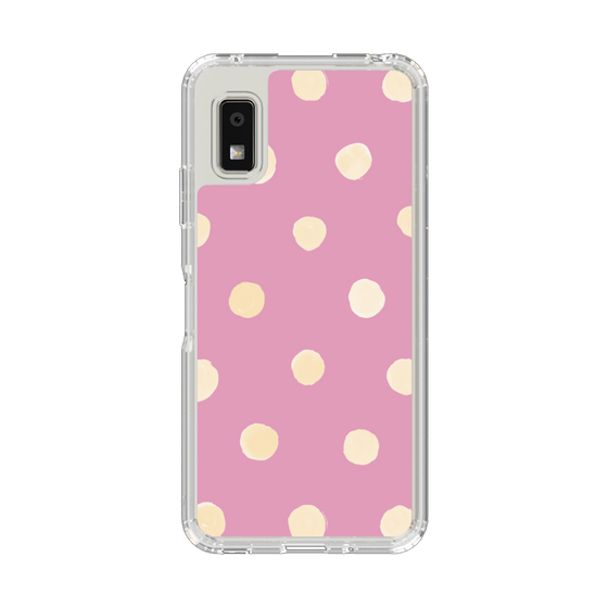 Slim Protection Case［ Watercolor Dots Retro Color - Pink ］
