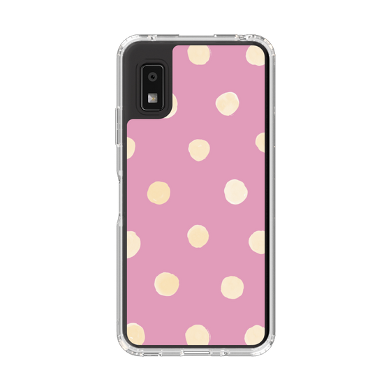 Slim Protection Case［ Watercolor Dots Retro Color - Pink ］