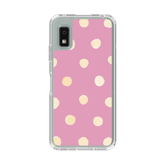 Slim Protection Case［ Watercolor Dots Retro Color - Pink ］