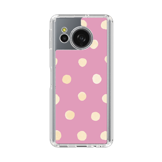 Slim Protection Case［ Watercolor Dots Retro Color - Pink ］