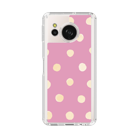 Slim Protection Case［ Watercolor Dots Retro Color - Pink ］
