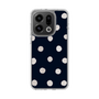 Slim Protection Case［ Watercolor Dots Retro Color - Navy ］