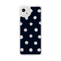 Slim Protection Case［ Watercolor Dots Retro Color - Navy ］