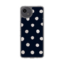 Slim Protection Case［ Watercolor Dots Retro Color - Navy ］