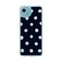 Slim Protection Case［ Watercolor Dots Retro Color - Navy ］