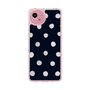 Slim Protection Case［ Watercolor Dots Retro Color - Navy ］