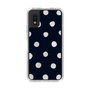 Slim Protection Case［ Watercolor Dots Retro Color - Navy ］