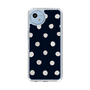 Slim Protection Case［ Watercolor Dots Retro Color - Navy ］