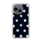 Slim Protection Case［ Watercolor Dots Retro Color - Navy ］