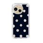 Slim Protection Case［ Watercolor Dots Retro Color - Navy ］