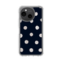 Slim Protection Case［ Watercolor Dots Retro Color - Navy ］