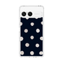 Slim Protection Case［ Watercolor Dots Retro Color - Navy ］