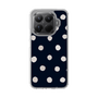 Slim Protection Case［ Watercolor Dots Retro Color - Navy ］