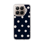 Slim Protection Case［ Watercolor Dots Retro Color - Navy ］