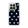 Slim Protection Case［ Watercolor Dots Retro Color - Navy ］