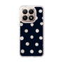 Slim Protection Case［ Watercolor Dots Retro Color - Navy ］