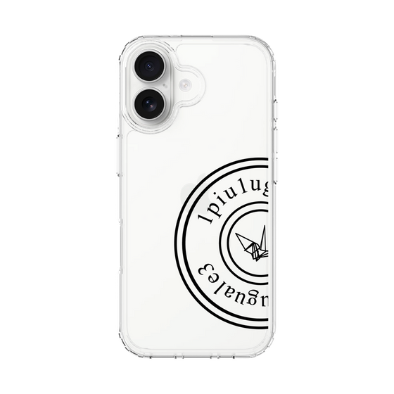 Slim Protection Case［ 1PIU1UGUALE3 - crane - Black ］