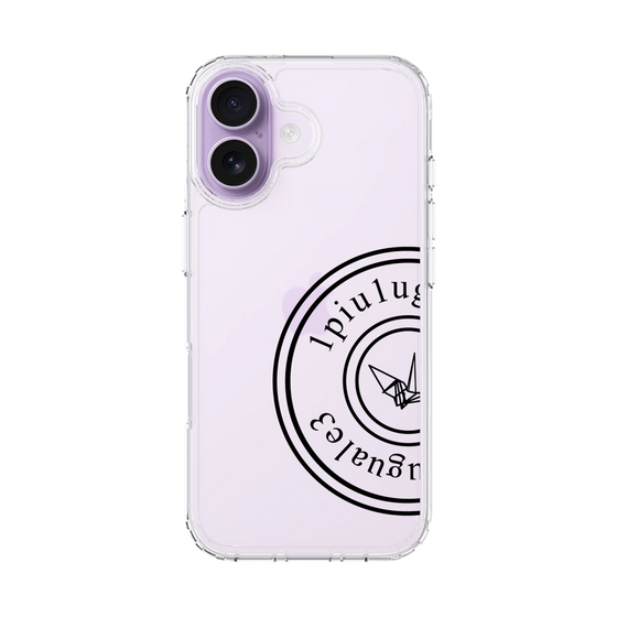 Slim Protection Case［ 1PIU1UGUALE3 - crane - Black ］
