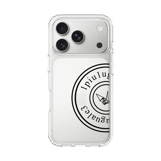 Slim Protection Case［ 1PIU1UGUALE3 - crane - Black ］