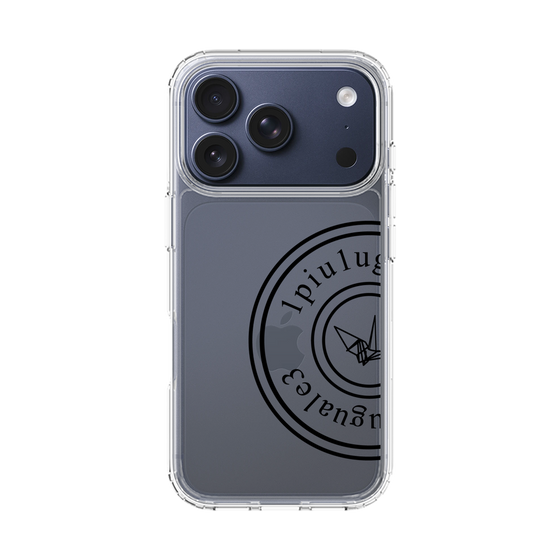 Slim Protection Case［ 1PIU1UGUALE3 - crane - Black ］