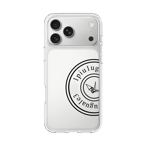 Slim Protection Case［ 1PIU1UGUALE3 - crane - Black ］