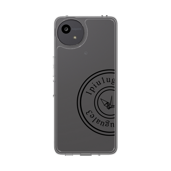 Slim Protection Case［ 1PIU1UGUALE3 - crane - Black ］