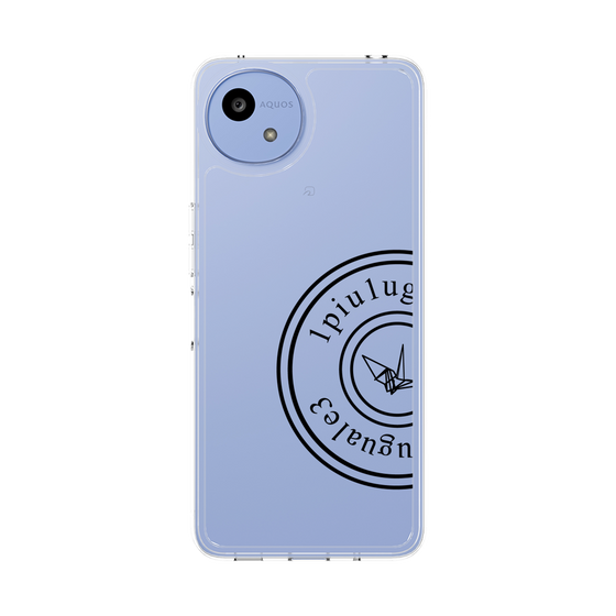 Slim Protection Case［ 1PIU1UGUALE3 - crane - Black ］