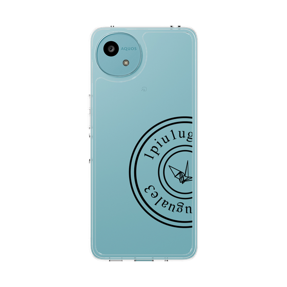 Slim Protection Case［ 1PIU1UGUALE3 - crane - Black ］