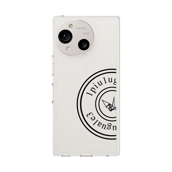 Slim Protection Case［ 1PIU1UGUALE3 - crane - Black ］