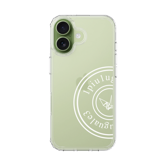 Slim Protection Case［ 1PIU1UGUALE3 - crane - White ］