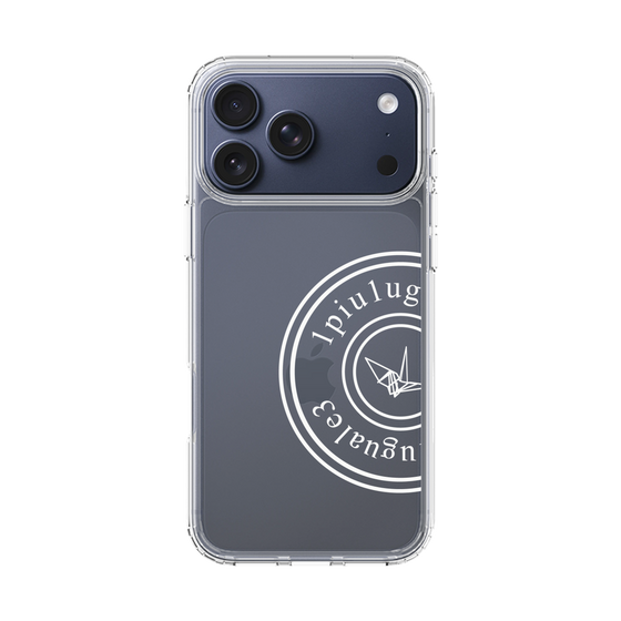 Slim Protection Case［ 1PIU1UGUALE3 - crane - White ］