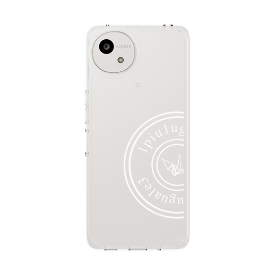 Slim Protection Case［ 1PIU1UGUALE3 - crane - White ］
