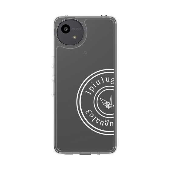 Slim Protection Case［ 1PIU1UGUALE3 - crane - White ］