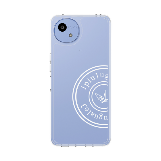 Slim Protection Case［ 1PIU1UGUALE3 - crane - White ］