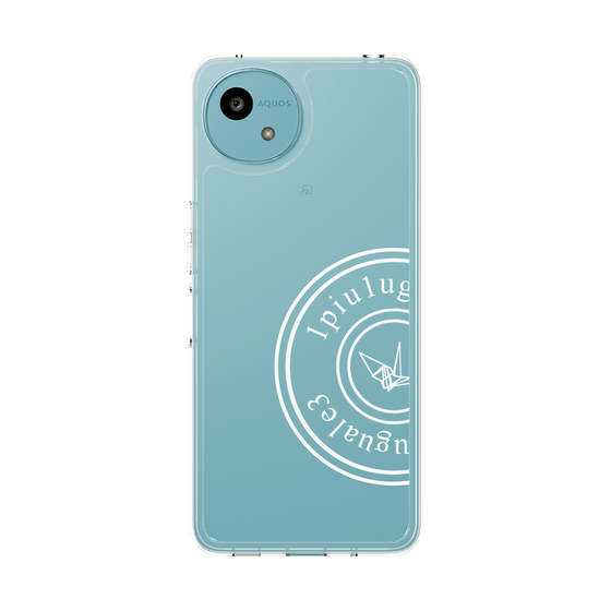 Slim Protection Case［ 1PIU1UGUALE3 - crane - White ］