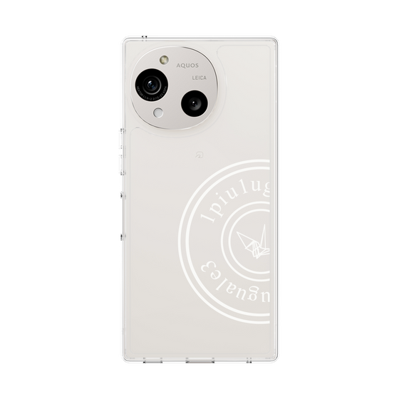 Slim Protection Case［ 1PIU1UGUALE3 - crane - White ］