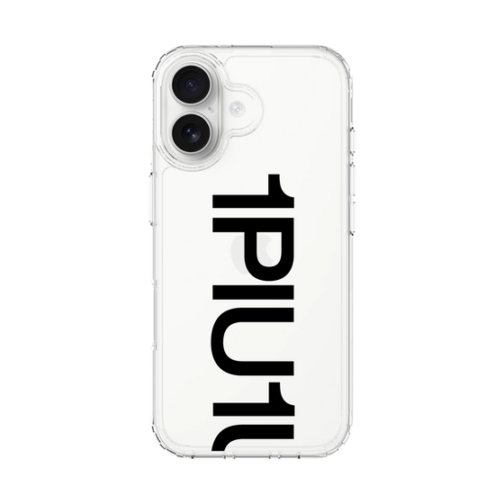 Slim Protection Case［ 1PIU1UGUALE3 - Logo Bold - Black ］