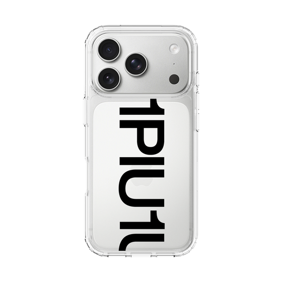 Slim Protection Case［ 1PIU1UGUALE3 - Logo Bold - Black ］