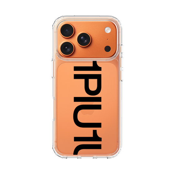 Slim Protection Case［ 1PIU1UGUALE3 - Logo Bold - Black ］