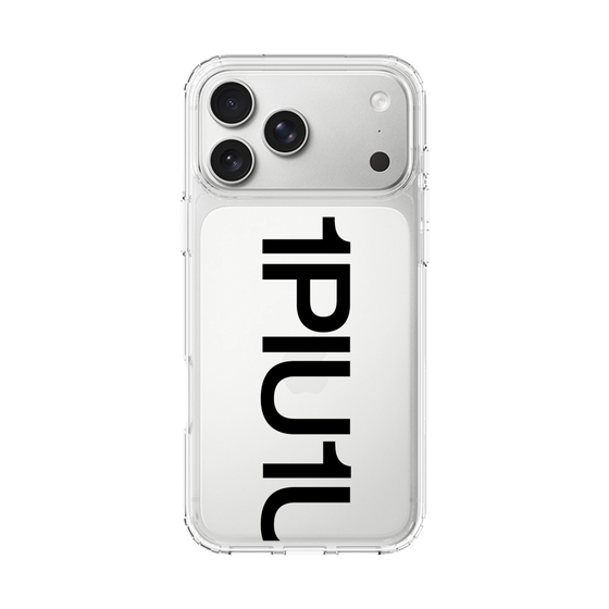 Slim Protection Case［ 1PIU1UGUALE3 - Logo Bold - Black ］