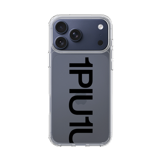 Slim Protection Case［ 1PIU1UGUALE3 - Logo Bold - Black ］