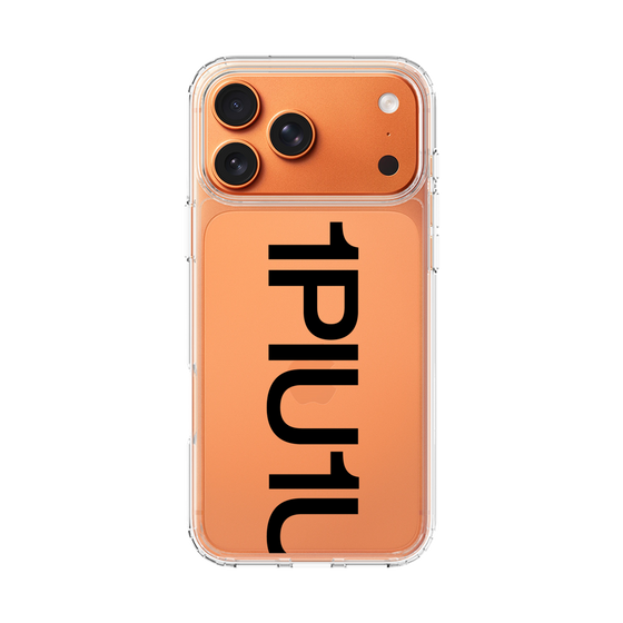 Slim Protection Case［ 1PIU1UGUALE3 - Logo Bold - Black ］