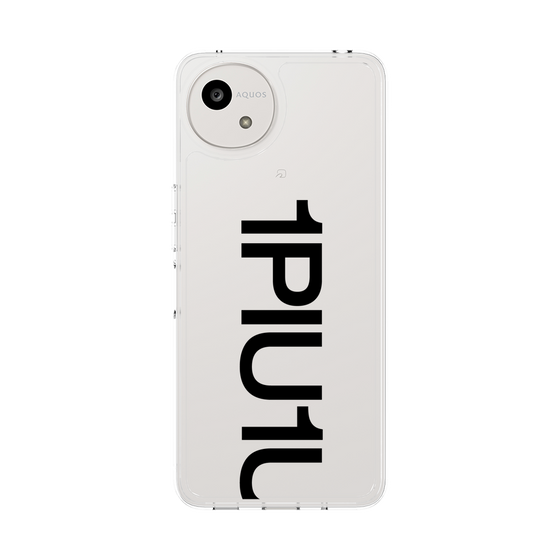 Slim Protection Case［ 1PIU1UGUALE3 - Logo Bold - Black ］