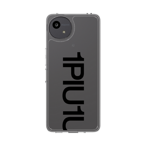 Slim Protection Case［ 1PIU1UGUALE3 - Logo Bold - Black ］