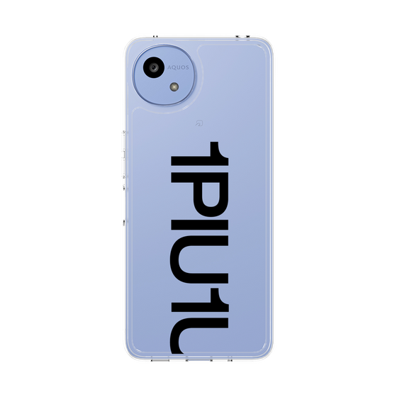 Slim Protection Case［ 1PIU1UGUALE3 - Logo Bold - Black ］