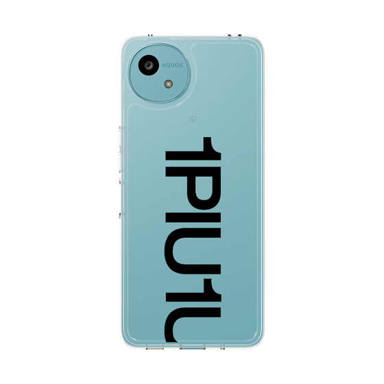 Slim Protection Case［ 1PIU1UGUALE3 - Logo Bold - Black ］