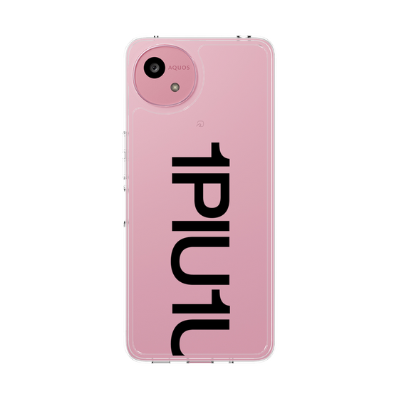 Slim Protection Case［ 1PIU1UGUALE3 - Logo Bold - Black ］