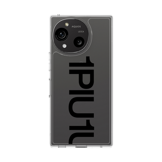 Slim Protection Case［ 1PIU1UGUALE3 - Logo Bold - Black ］